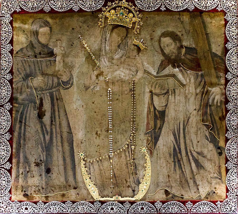 Camino Virgen Del Peregrino — Icono de Nuestra Señora del Rosario de Chiquinquirá